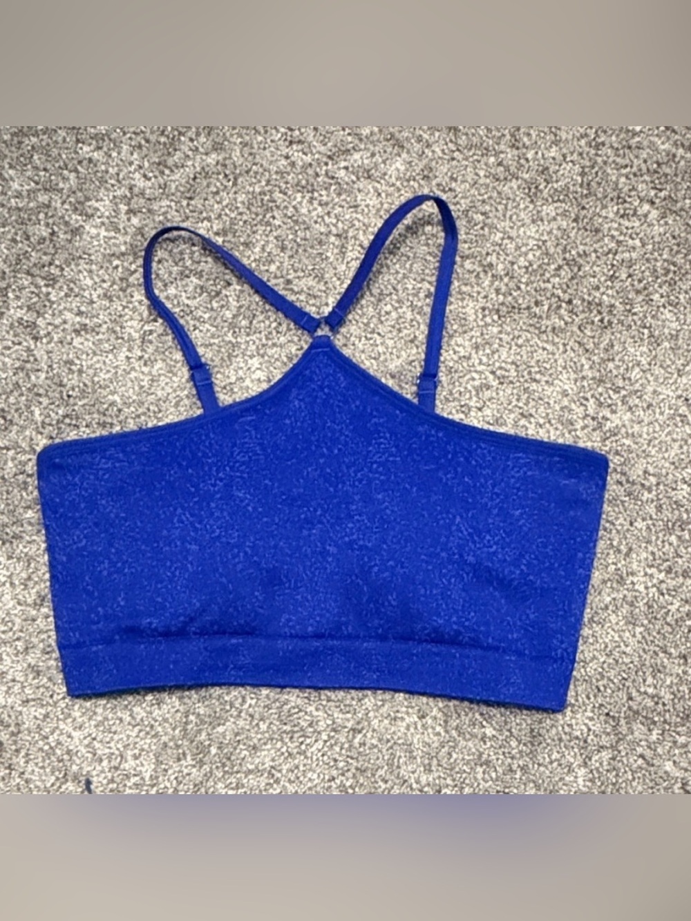 Gymshark Royal Blue Whitney blue fleck set.